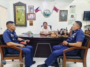The Regional Mobile Force Battalion (RMFB) 12, led by Force Commander PCOL Argel N. Ancheta, paid a courtesy visit to Mayor Victor James “Tata” B. Yap, Sr. today, May 4, 2026.